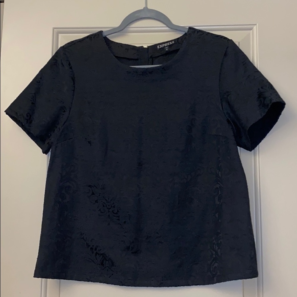Express Victorian Black Shirt Women’s Medium
